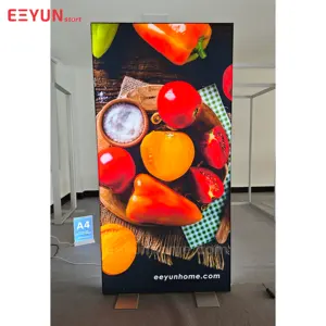 Double Side 120mm Backlit Frontlit SEG Frameless Lightbox Aluminum Profile For Brands Advertising Exhibition Display Stand