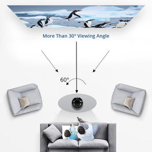 Pantalla de proyector Hotack 100 pulgadas 16:9 4K HD plegable 3D plata proyección portátil películas pantalla para cine en casa al aire libre interior - Product Image 6