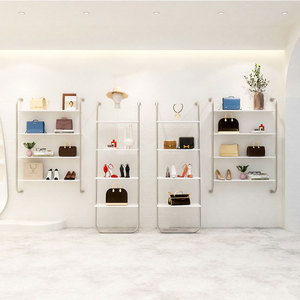 Giá Để Giày Treo Tường Cho Nữ, Đồ Nội Thất Cửa Hàng Bán Lẻ Kệ Treo Túi Xách Túi Xách Nhiều Lớp - Product Image 3