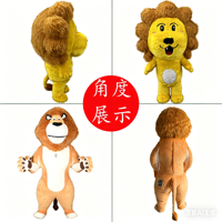 Costume de personnage gonflable personnalisé, accessoires portables, vêtements de poupée mignons de dessin animé pour activités