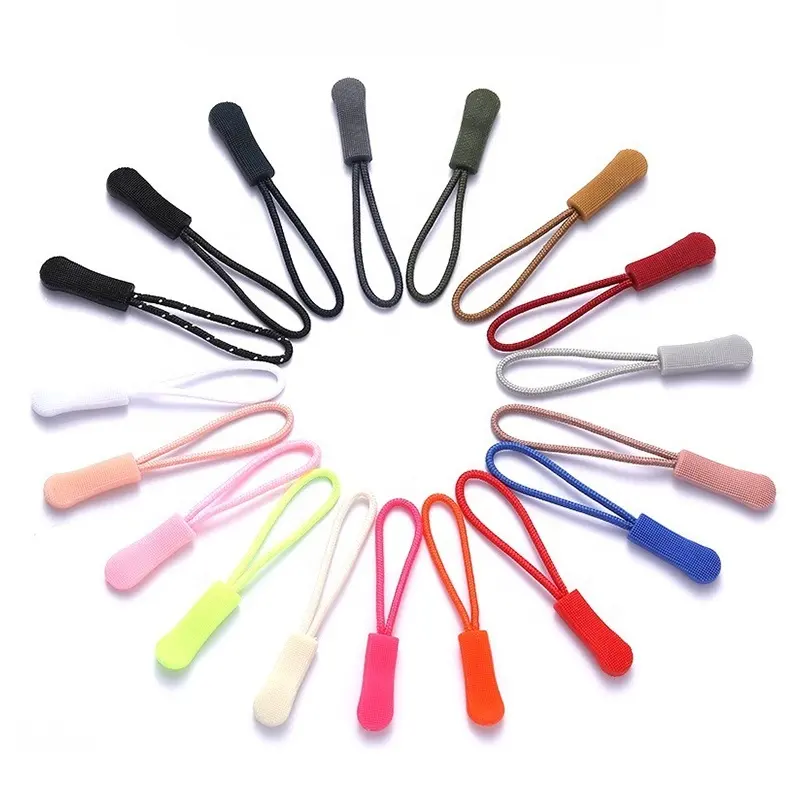 Yiwu Wholesale Stocks PVC Zipper Puller Custom Logo Plastic Zipper Puller Rubber Silicone Zip Puller