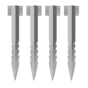 Piquets de réparation pour poteaux de clôture, robustes, en Galvalume, pour fixer les poteaux en bois cassés ou inclinés - Product Image 3