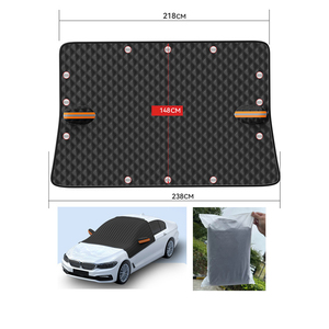 Housse de voiture d'hiver résistante aux UV et au gel avec protection magnétique pour pare-brise Utilisation en extérieur Housse de véhicule - Product Image 3