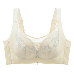 Soutien-gorge sans fil personnalisé 979 #   Soutien-gorge pour femmes de haute qualité, en dentelle française sexy, respirant, fin, push-up, pour <span class=keywords><strong>poitrine</strong></span> généreuse - Product Image 1