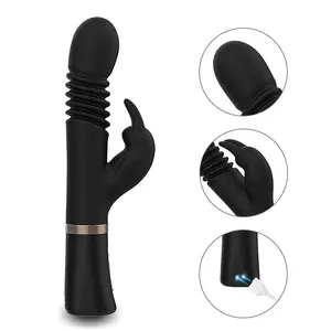 TOPARC Vibrator untuk wanita xnx menjual klitoris 7 Mode tusukan G Spot Vibrator Dildo Vibrator kelinci dewasa