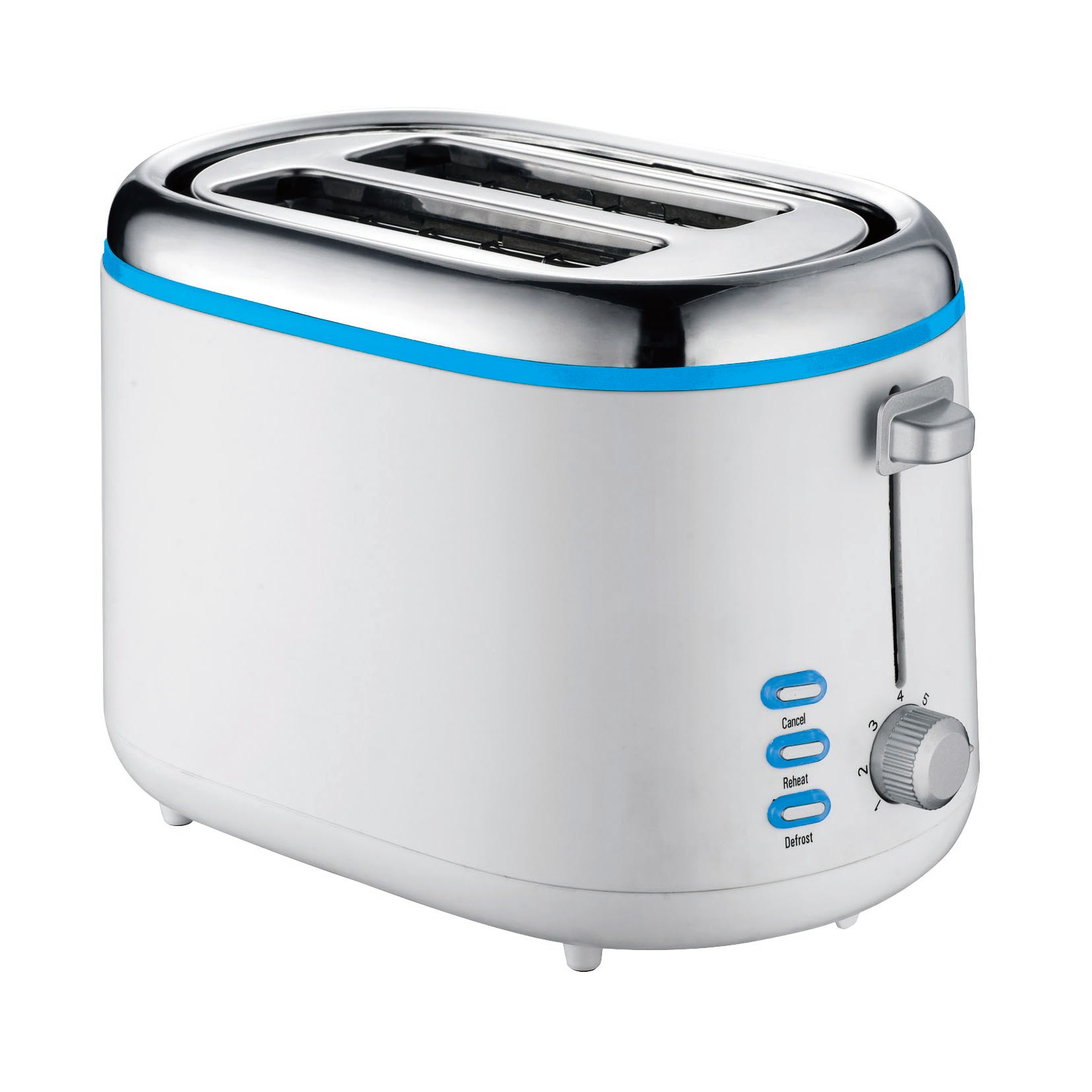 Оптовая продажа, Прямая продажа с фабрики Цена 850W два куска два слота S/S Топ, многофункциональные со световым индикатором тостер хлеба