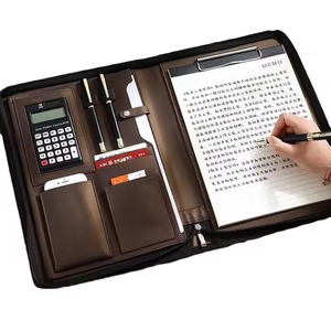 <span class=keywords><strong>A4</strong></span> Kích thước Faux Leather túi tài liệu dây kéo kinh doanh quản lý cầm tay thư mục cho các tài liệu nộp hồ sơ sản phẩm - Product Image 1