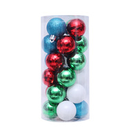 4cm/24 Alien Christmas Ball Set Décorations de Noël Pendentif d'arbre de Noël
