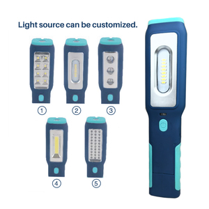 Lámpara de Trabajo Magnética Recargable de Fábrica Ningbo para Reparación de Automóviles, Linterna LED con Ganchos, Lámpara Mecánica SMD Portátil - Product Image 2