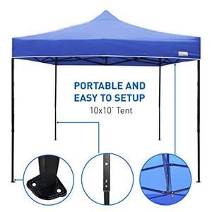 Carpa Plegable Portátil de 10x20 pies, Impermeable, de Poliéster, para Uso Comercial, Fiestas, Ferias Comerciales y Resorts - Product Image 2