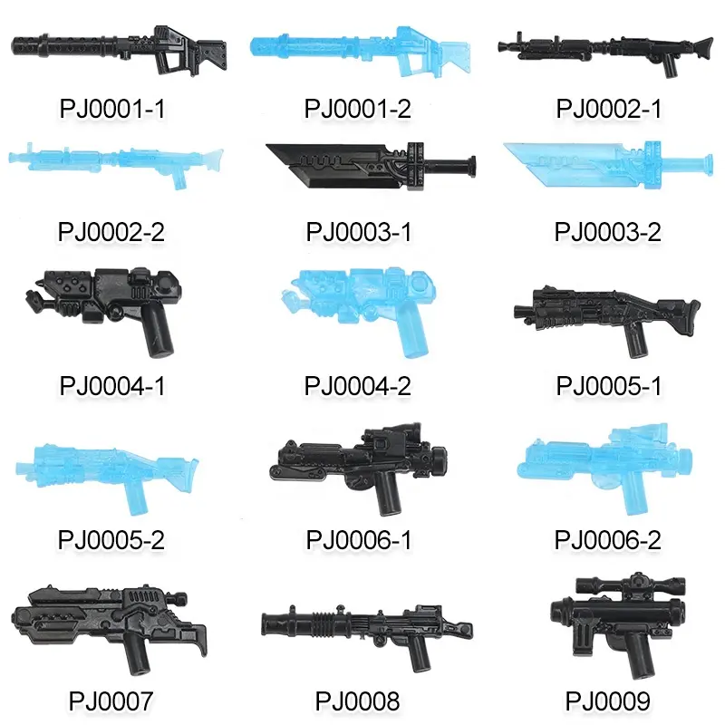 Hot Koop Mini Oorlog Toekomst Wapens Pack WW2 Militaire Swat Sniper Gun Army Accessoires Moc Bouwsteen Bakstenen Kinderen speelgoed