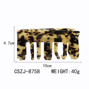 Canyuan ĐÔI MÙA XUÂN Acetate rùa tóc Claw <span class=keywords><strong>clip</strong></span> cho tóc dày hàm lớn <span class=keywords><strong>clip</strong></span> cho phụ nữ Leopard tóc phụ kiện tùy chỉnh - Product Image 2