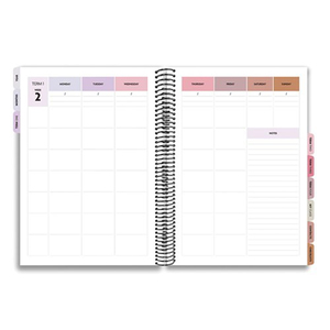 Tùy chỉnh Tạp Chí in ấn A5 xoắn ốc máy tính xách tay chương trình nghị sự Nhật Ký <span class=keywords><strong>2025</strong></span> giáo viên kế hoạch - Product Image 4