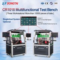 DONGTAI CR1018 Pompe d'injection multifonctionnelle Common Rail HEUI/EUI/EUP pour système de test double à trois postes de travail sur banc 3000