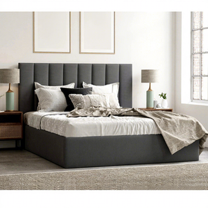 Cama Moderna Minimalista de Lujo, Diseño Clásico para Hotel, Casa de Huéspedes u Hogar, Modelo M025 1.2m/1.5m/1.8m - Product Image 4