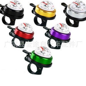 Timbre de Bicicleta de Aluminio con Sonido Fuerte Rojo, Accesorio para Bicicleta de Montaña - Product Image 2