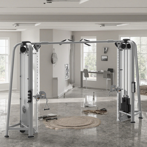 Máquina de Gimnasio Multifunción, Equipo de Fitness de Acero Multifuncional para Ejercicios de Piernas y Hombros, Estación de Poleas Cruzadas LK-08 - Product Image 4