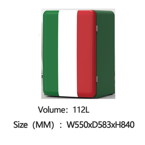 Refrigerador <span class=keywords><strong>Vintage</strong></span> de Fábrica con Diseño Personalizado, Mini Refrigerador Eléctrico/a Gas, Portátil, de Plástico, para Hogar, Auto, Hotel - Product Image 3