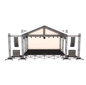Armadura de techo portátil de aluminio ESI para escenario de concierto, boda y equipo de DJ, altavoces colgantes, armazón de escenario - Product Image 1