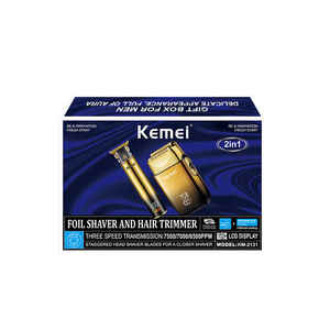 Kemei-Rasoir électrique 2 en 1 pour <span class=keywords><strong>homme</strong></span>, tondeuse à KM-2131 et à barbe, kit pour barbier - Product Image 6