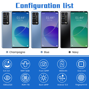 Cross-border New V27 Android Smartphone 5.8 Inch 1 16GB Black 4G Foreign Trade Low Price Wholesale - Product Image 3