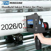 Impresora Portátil 2026 con 3 Cabezales de Impresión de 75 mm de Altura, Impresora de Tubos, Impresora de Inyección de Tinta para Logotipos en Madera