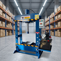 Presse hydraulique électrique à cadre en H de 50 tonnes avec servomoteur et pompe 220/380V 2,2 kW, facile à utiliser