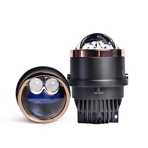 Feux antibrouillard LED 3,0 pouces 8000Lm 6000K 12V 55W, universels, pour mise à niveau et rénovation, étanches, faisceau de route - Product Image 1