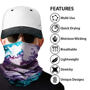 Polaina de cuello para deportes al aire libre impresión personalizada poliéster multicolor microfibra cuello polaina pañuelos - Product Image 2