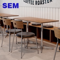 Fabricant de mobilier de restaurant SEM, vente en gros de tables et chaises en bois pour cantine, café, restaurant