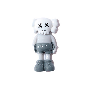 ฟิกเกอร์ Kaws Companion EVA สีเทาขาว รูปทรงสี่เหลี่ยมผืนผ้า ของตกแต่งงานฝีมือ อุปกรณ์เสริมโทรศัพท์มือถือ - Product Image 1