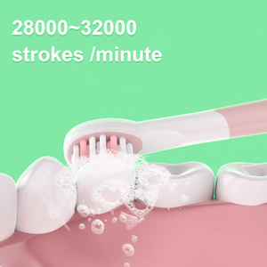 Cepillo de <span class=keywords><strong>Dientes</strong></span> Sónico Personalizado con Pantalla, Logotipo, Color y Diseño de Dibujos Animados, IPX7, Sensor de Presión Inteligente - Product Image 3