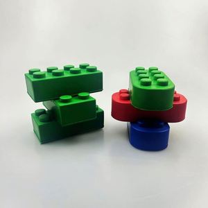 Wholesale Cheap Pu Foam square Building <b>Block</b> <b>Shape</b> Custom Stress Ball Pu Antistress Ball Promotional Stress Toy - Product Image 4