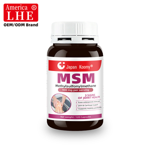 Capsules Premium Shecome MSM pour la santé des articulations des hommes et des femmes, complément alimentaire de méthylsulfonylméthane - Product Image 1