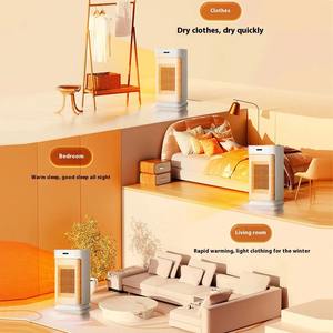 Nuevo Calefactor Eléctrico Oscilante de Escritorio con Suministro de Aire y Ventilador de Aire Caliente con Temporizador PTC, Calefacción Rápida para el Hogar, Pequeño, con Control Remoto - Product Image 6