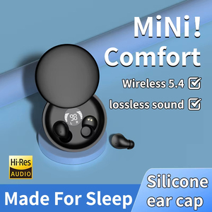 Auriculares Inalámbricos Bluetooth 5.4, Audífonos Pequeños para Dormir, Deportivos, Invisibles, con Sonido de Bajos de Alta Calidad, Cubierta Deslizante - Product Image 2