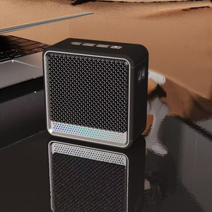Wireless <b>Bluetooth</b> <b>Speaker</b> Mini Cube Portable Desktop Rechargeable Battery 5.3 Version Colorful <b>Led</b> Light - Product Image 1