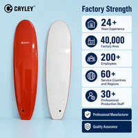 Planche de surf longboard portable et durable, sans gonflement, pour jeunes et adultes, idéale pour la plage, les eaux peu profondes et les sports nautiques en piscine