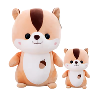 Peluche super douce Shengye en forme d'écureuil, jouet animal mignon en coton PP, jouet en peluche pour soulager le stress, cadeau d'anniversaire