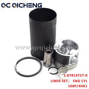 1-87814727-0 Dùng cho động cơ Isuzu 4HK1, phụ tùng động cơ 6HK1, bộ lắp ráp động cơ 700P FRR FSR FVZ NQR NPR, bộ lót xi lanh, bộ <span class=keywords><strong>piston</strong></span> - Product Image 5