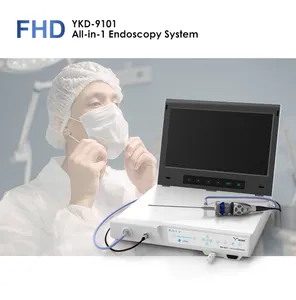 19" All In 1 Endoscopy System With Rigid Endoscope Lenses IKEDA 9101H