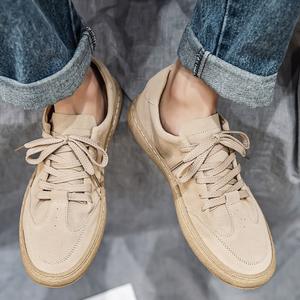 Zapatos Planos de Gamuza Personalizados de Alta Calidad, Zapatos Deportivos Transpirables de Estilo Retro para Hombre, Zapatos Casuales de Moda para Caminar - Product Image 4