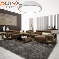 Venta caliente de lujo moderno sofá de cuero conjunto de cuero genuino contemporáneo Chester muebles de sala de estar de Egipto
