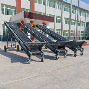 Convoyeur à bande mobile haute efficacité de marque Mingjing, certifié CE, vitesse 50 m/min, puissance 2,2 kW, neuf, pour l'extraction de pierres, gravier et sable - Product Image 1