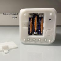 Réveil électronique pour enfants avec veilleuse 7 couleurs, affichage numérique, fonction snooze - Alimenté par piles, décoration de chambre