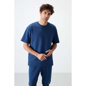 Ensemble de survêtement pour homme en coton épais, doux et texturé, coupe ample, basique - 85251 - Parliament/parliament - Product Image 2