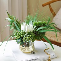 Instagram-stijl kunstbloemenboeket vaasset tafeldecoratie bloemstuk decoratieve kunstbloemen high-end