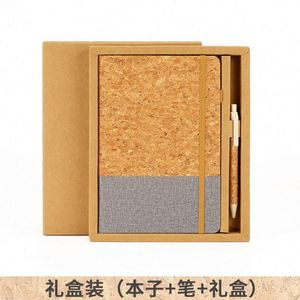 Agenda/Diario Personalizada de Lujo Ecológica A5 con Tapa Dura de Corcho, PU y Papel, con Impresión UV, Logotipo y Color Personalizados - Product Image 6