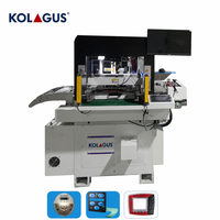 Machine de découpe automatique à plat en métal KOLAGUS 9KW avec alimentation automatique par rouleau, étiquettes à code-barres, alignement CCD, découpe personnalisée d'autocollants