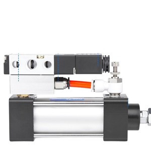 วาล์วนิวแมติก Qingze 4M210-08 แบบโซลินอยด์ 24V DC ติดตั้งบนแผงควบคุม 2 ตำแหน่ง 5 ทาง วาล์วควบคุมลม - Product Image 2